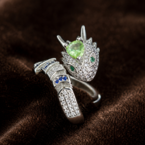 Crystal Dragon Wrap Ring