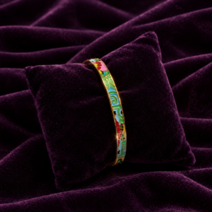 Floral Enamel Bangle